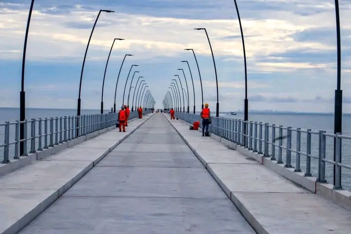 INAUGURADO HOJE A PONTE CAIS DE INHACA