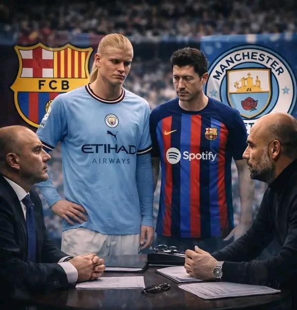 BARÇA E CITY REUNE-SE SOBRE O  FUTURO DE  HAALAND