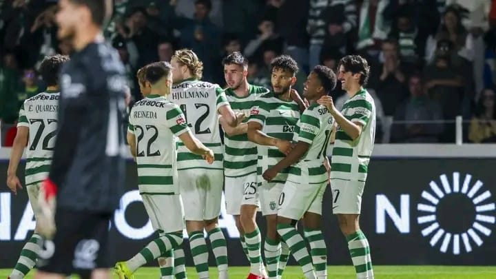 SPORTING VENCE ALVERCA POR 4-1