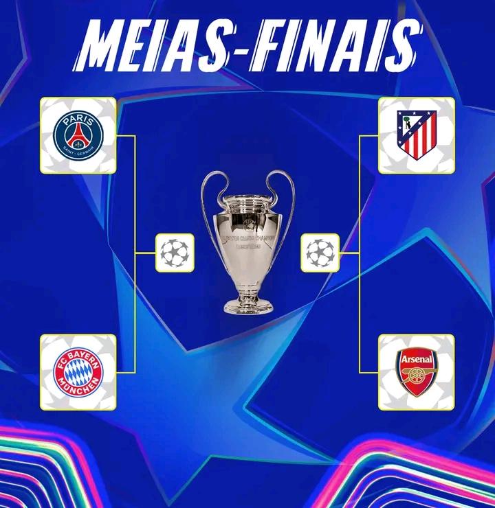 MEIAS-FINAIS DA LIGA DOS CAMPEÕES DA UEFA EM DESTAQUE